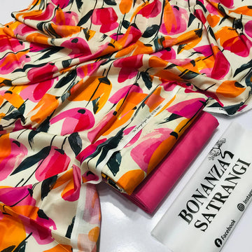 BONANZA LAWN DIGITAL PRINT 2PC D180