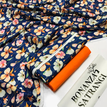 BONANZA LAWN DIGITAL PRINT 2PC D169