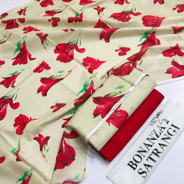 BONANZA LAWN DIGITAL PRINT 2PC D129