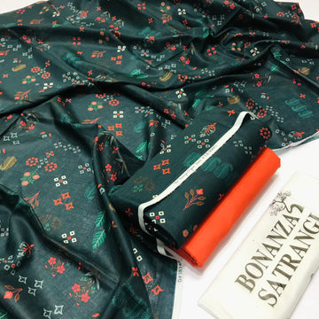 BONANZA LAWN DIGITAL PRINT 2PC D202