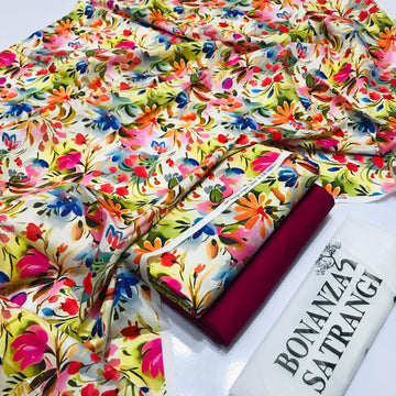 BONANZA LAWN DIGITAL PRINT 2PC D210