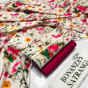 BONANZA LAWN DIGITAL PRINT 2PC D211