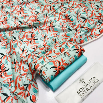 BONANZA LAWN DIGITAL PRINT 2PC D238