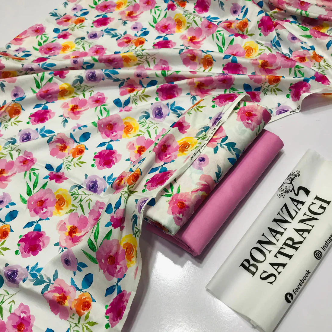 BONANZA LAWN DIGITAL PRINT 2 PC D182