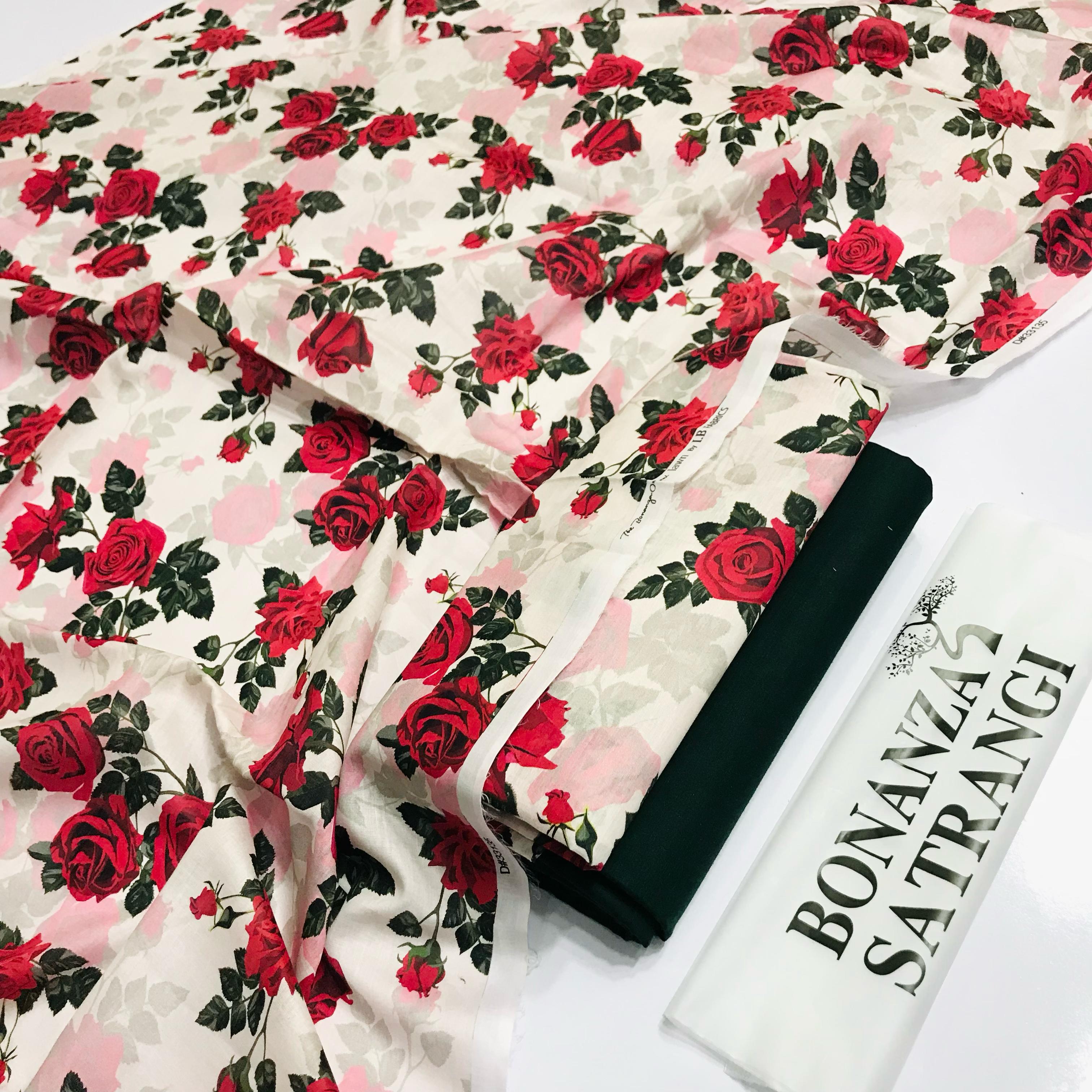 BONANZA LAWN DIGITAL PRINT 2PC D132