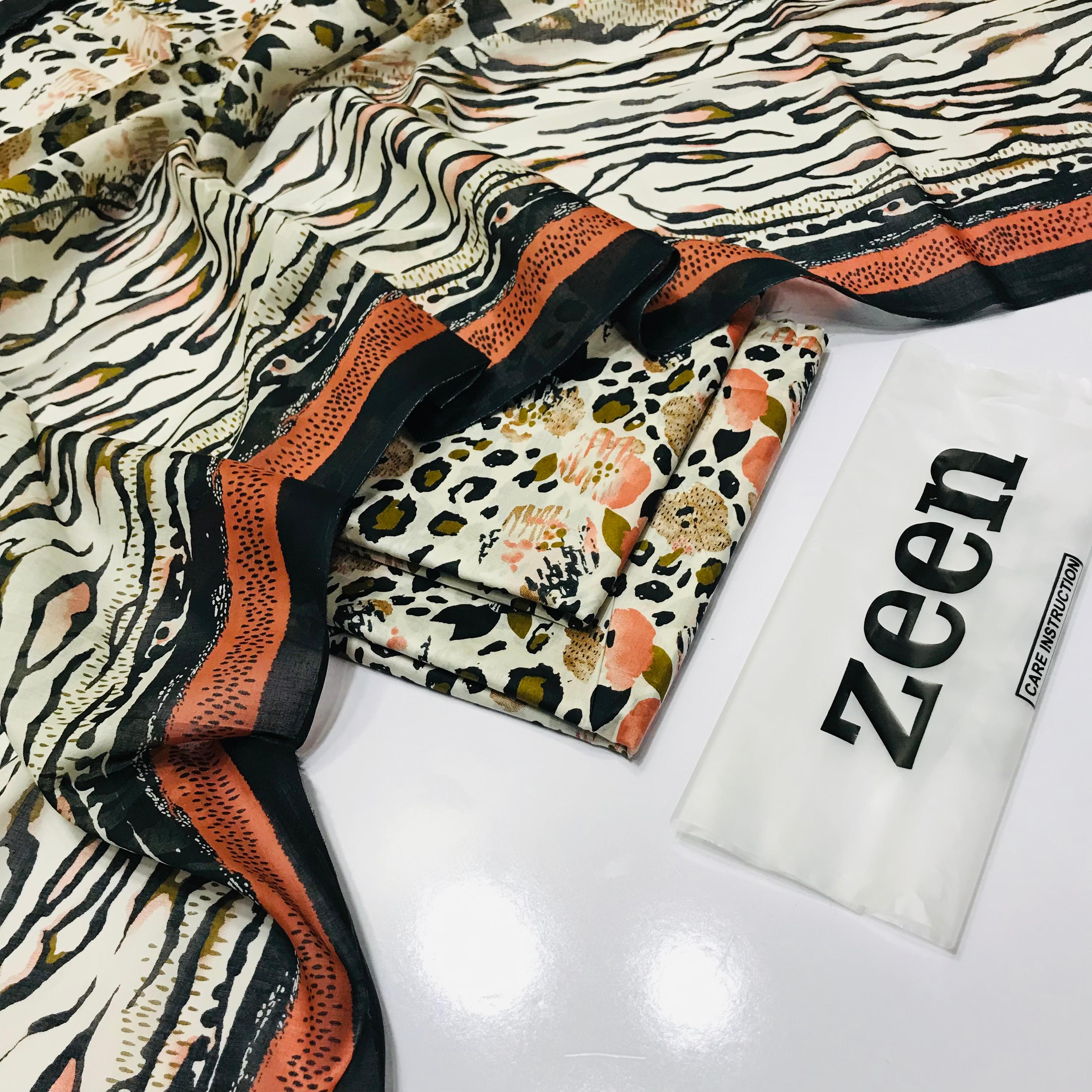 ZEEN DIGTIAL PRINT LAWN ORGINAL 3PC  ZN#02