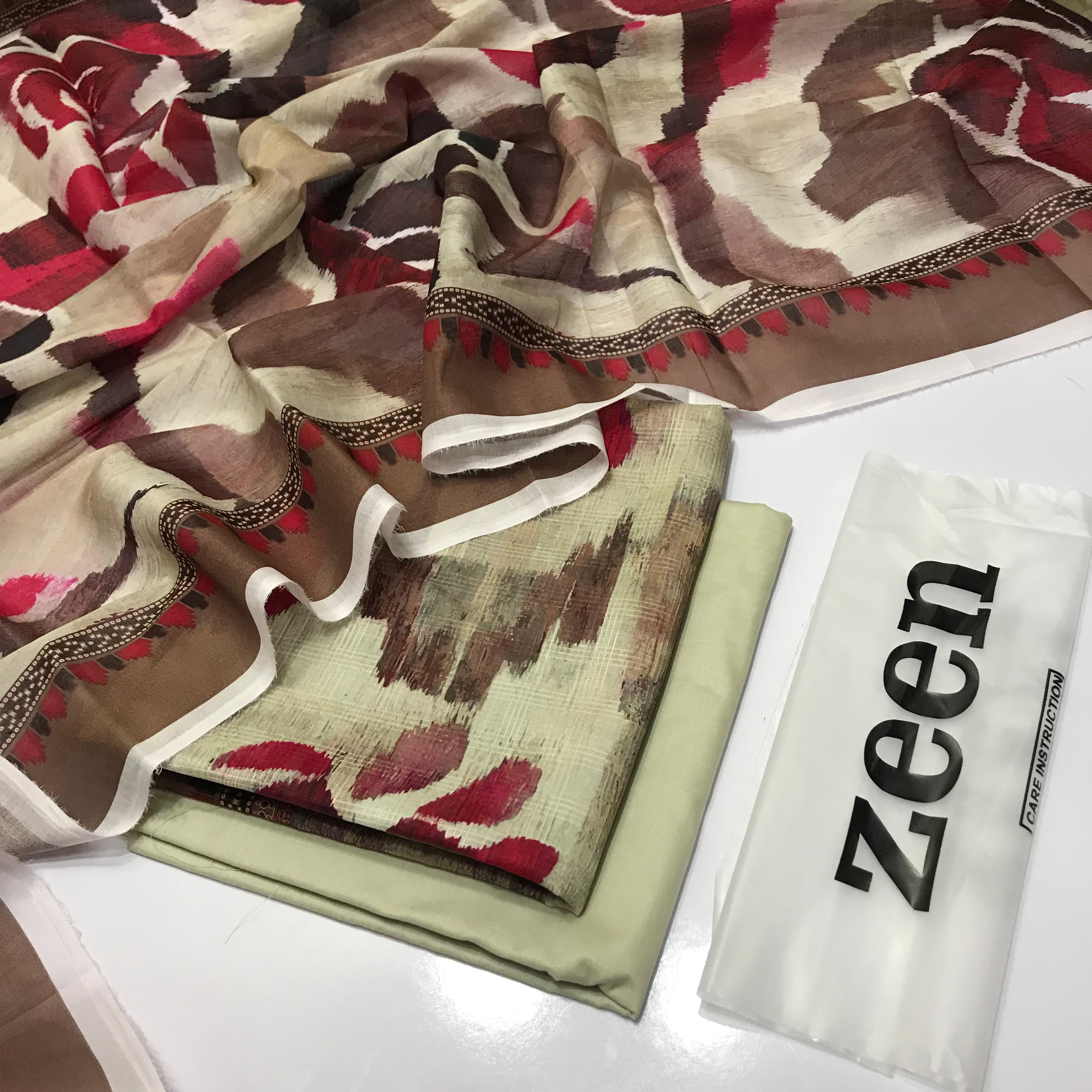 ZEEN BANA DORA LAWN 3PC ZN#08