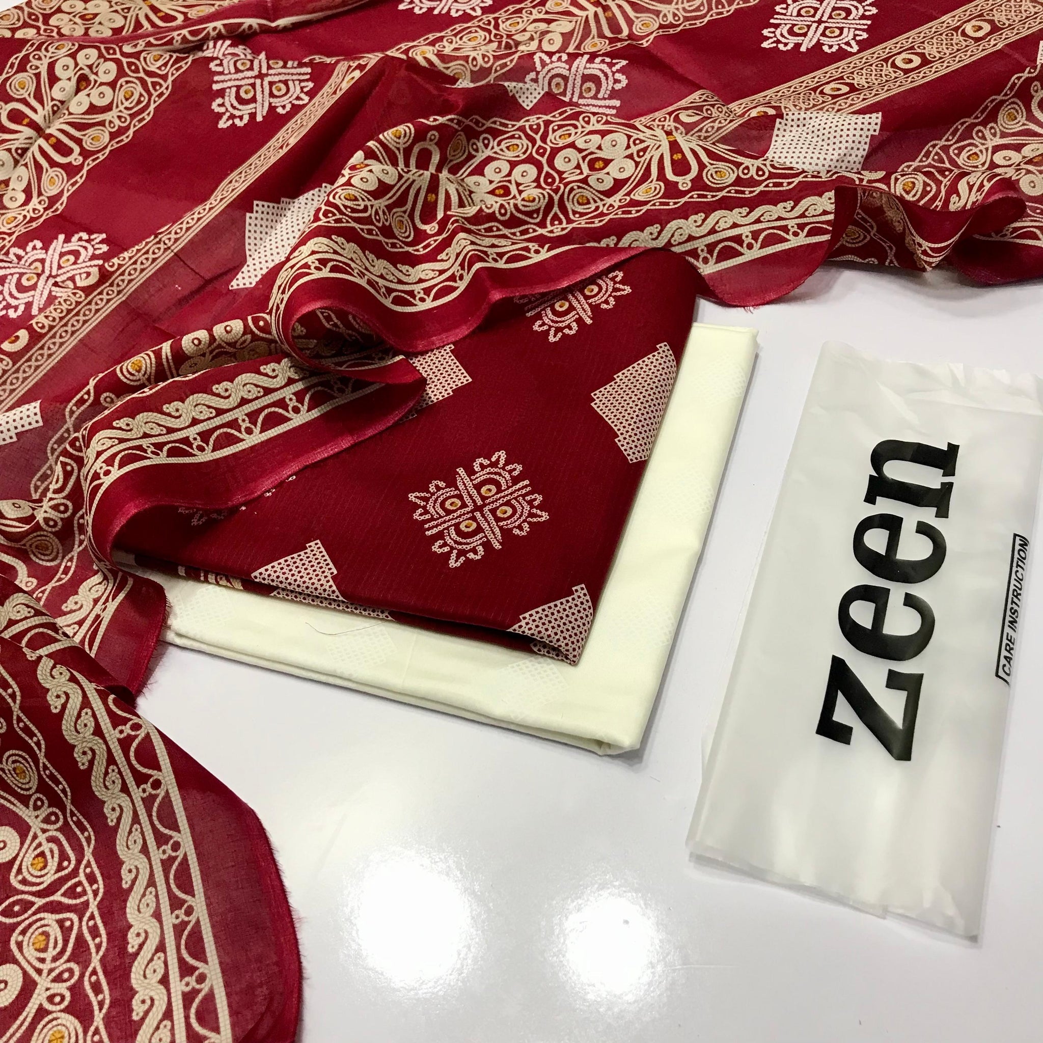 ZEEN BANA DORA LAWN 3PC ZN#011