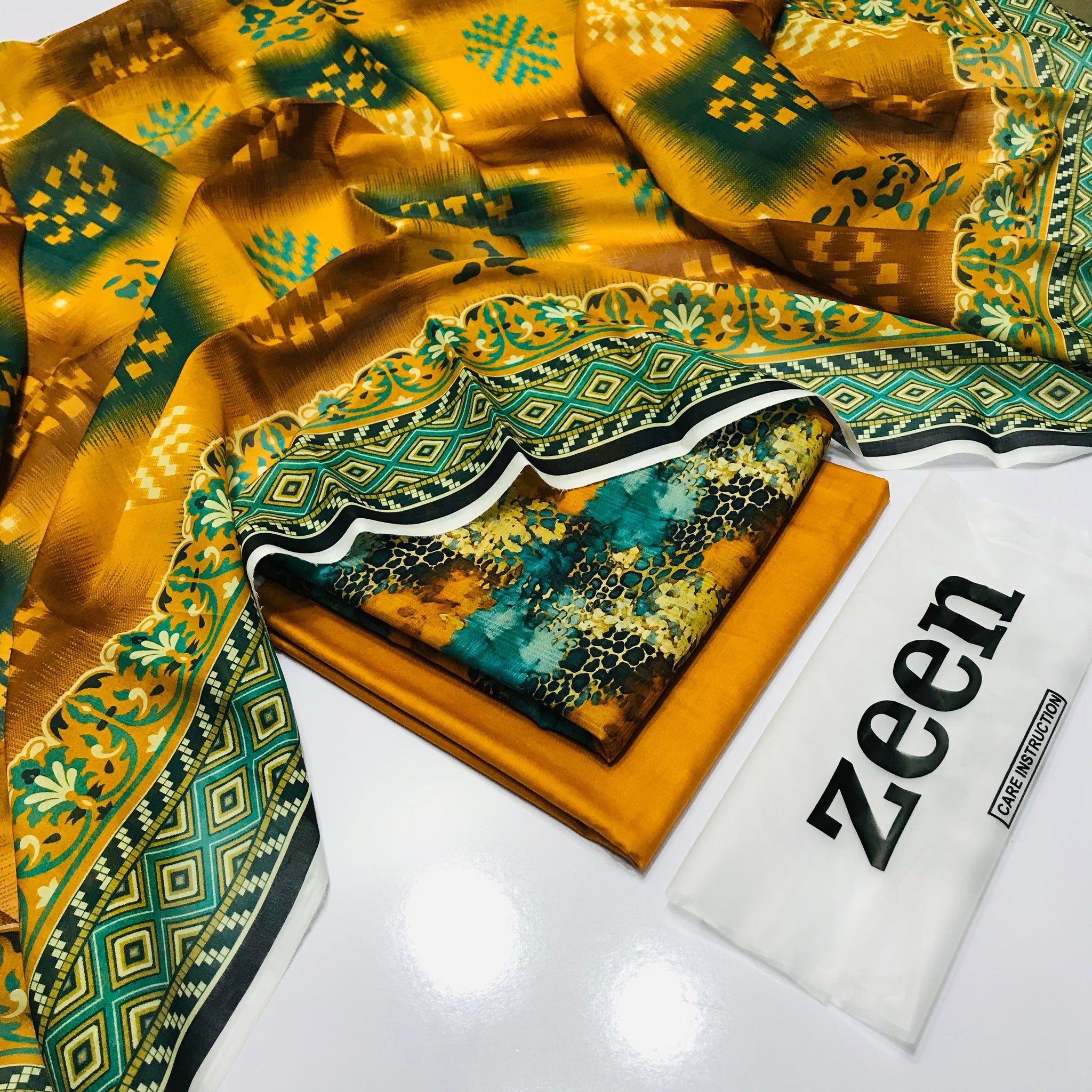 ZEEN BANA DORA LAWN 3PC ZN#012