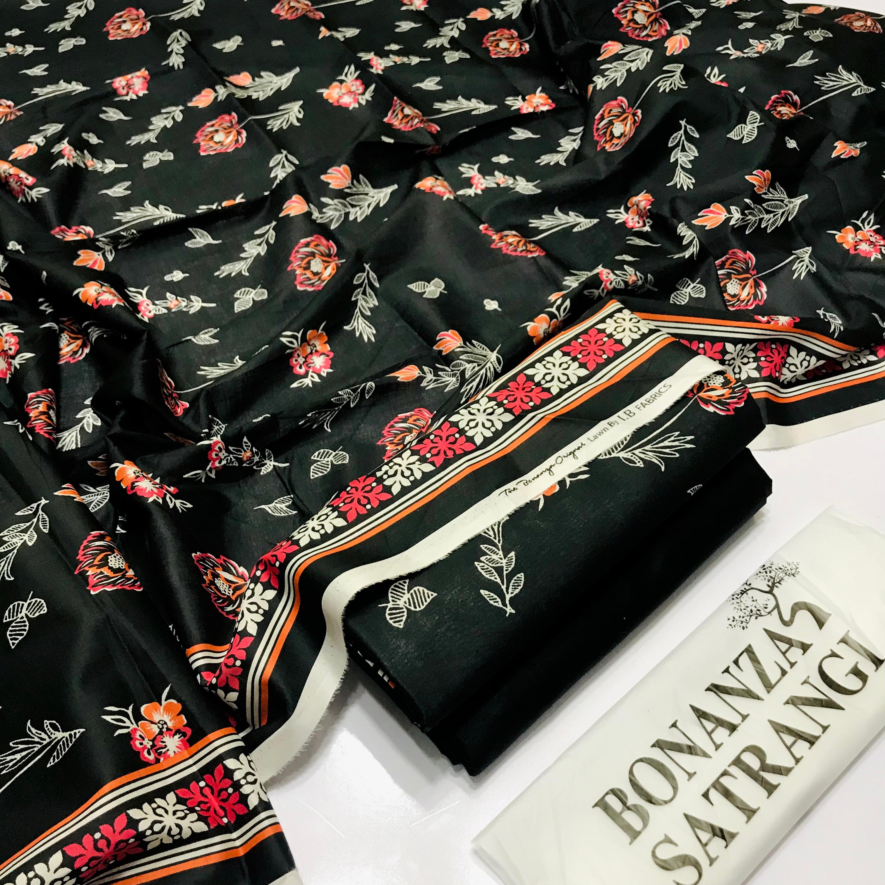 BONANZA LAWN DIGITAL PRINT 2PC D192