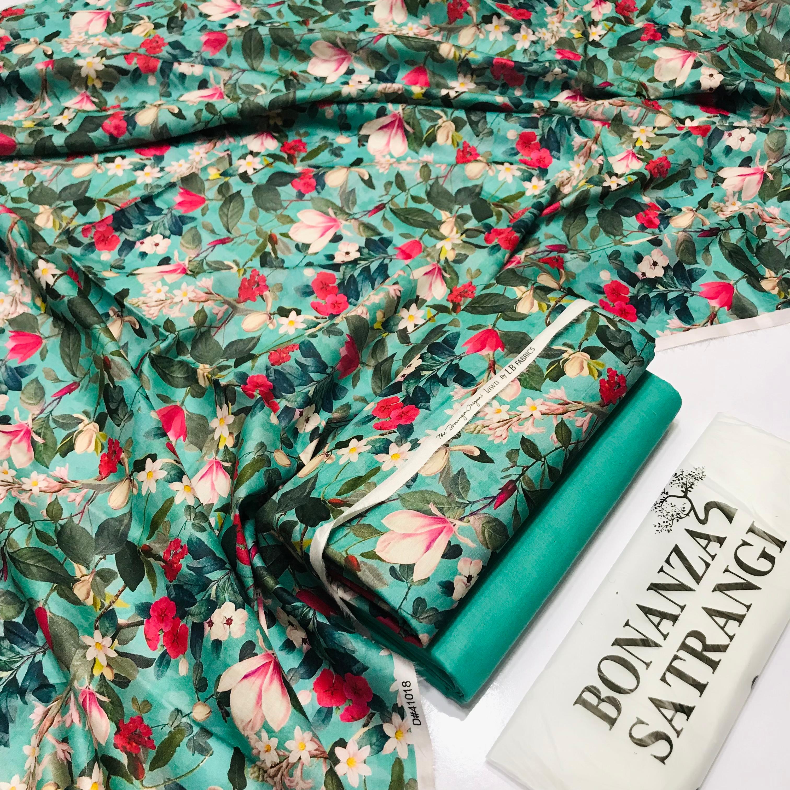 BONANZA LAWN DIGITAL PRINT 2PC D203