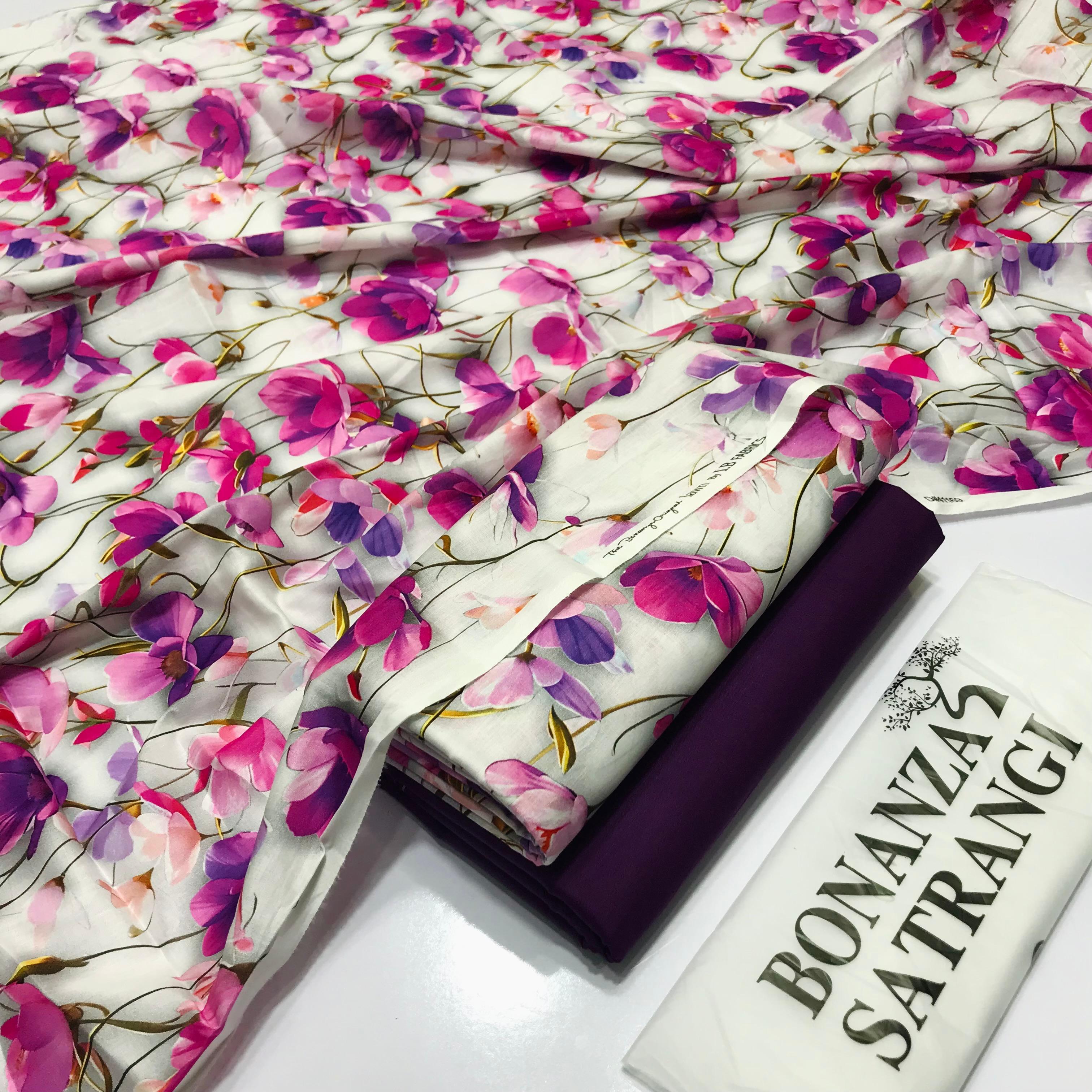 BONANZA LAWN DIGITAL PRINT 2PC D215
