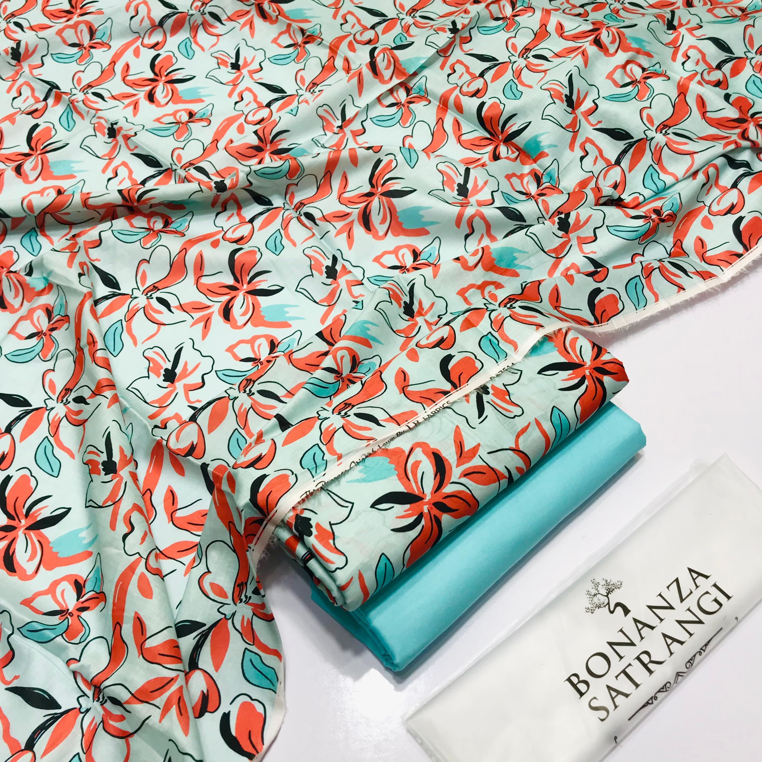 BONANZA LAWN DIGITAL PRINT 2PC D238
