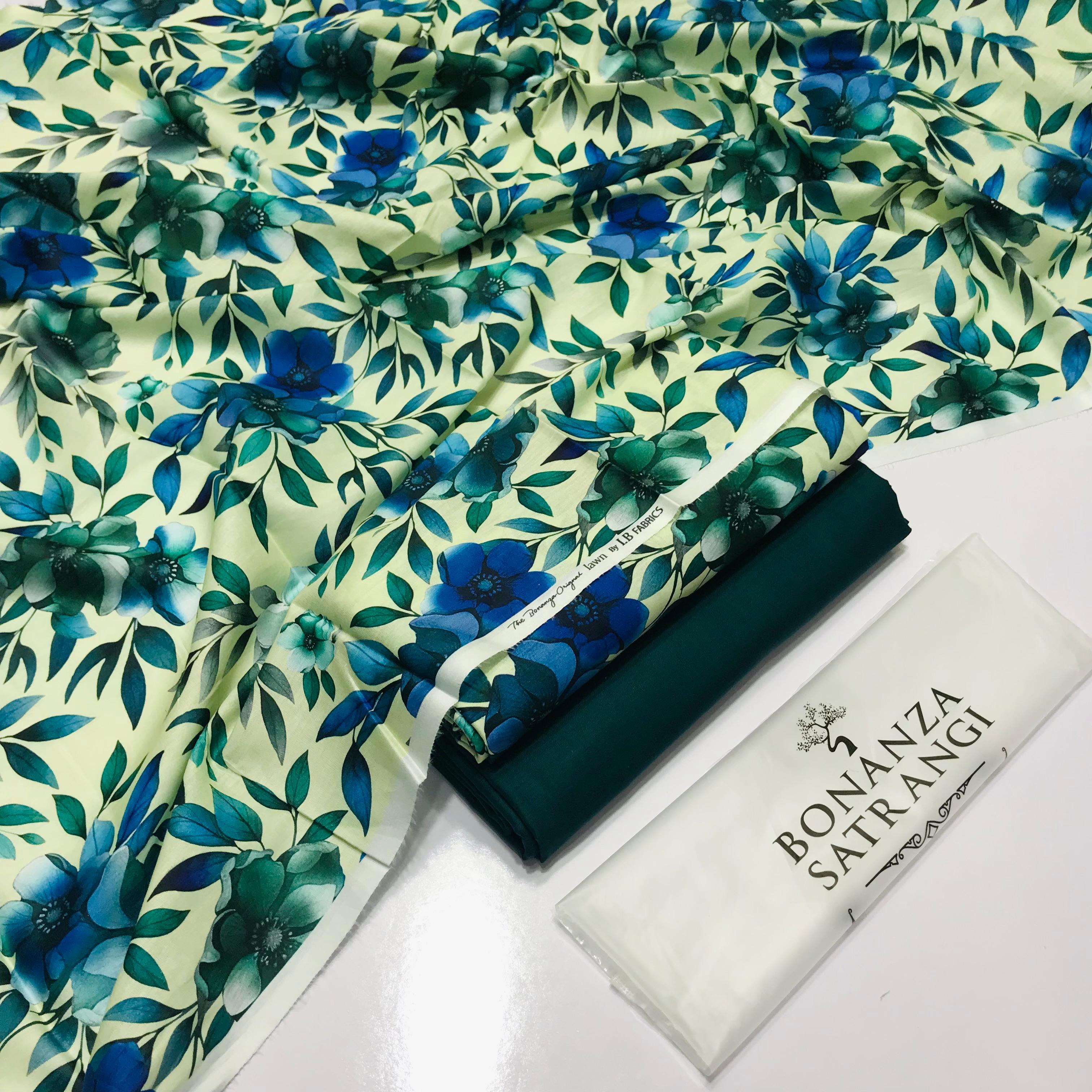 BONANZA LAWN DIGITAL PRINT 2PC D247