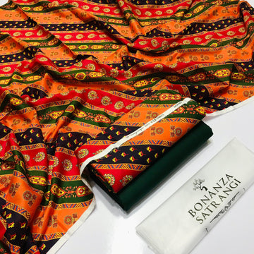BONANZA LAWN DIGITAL PRINT 2PC D243