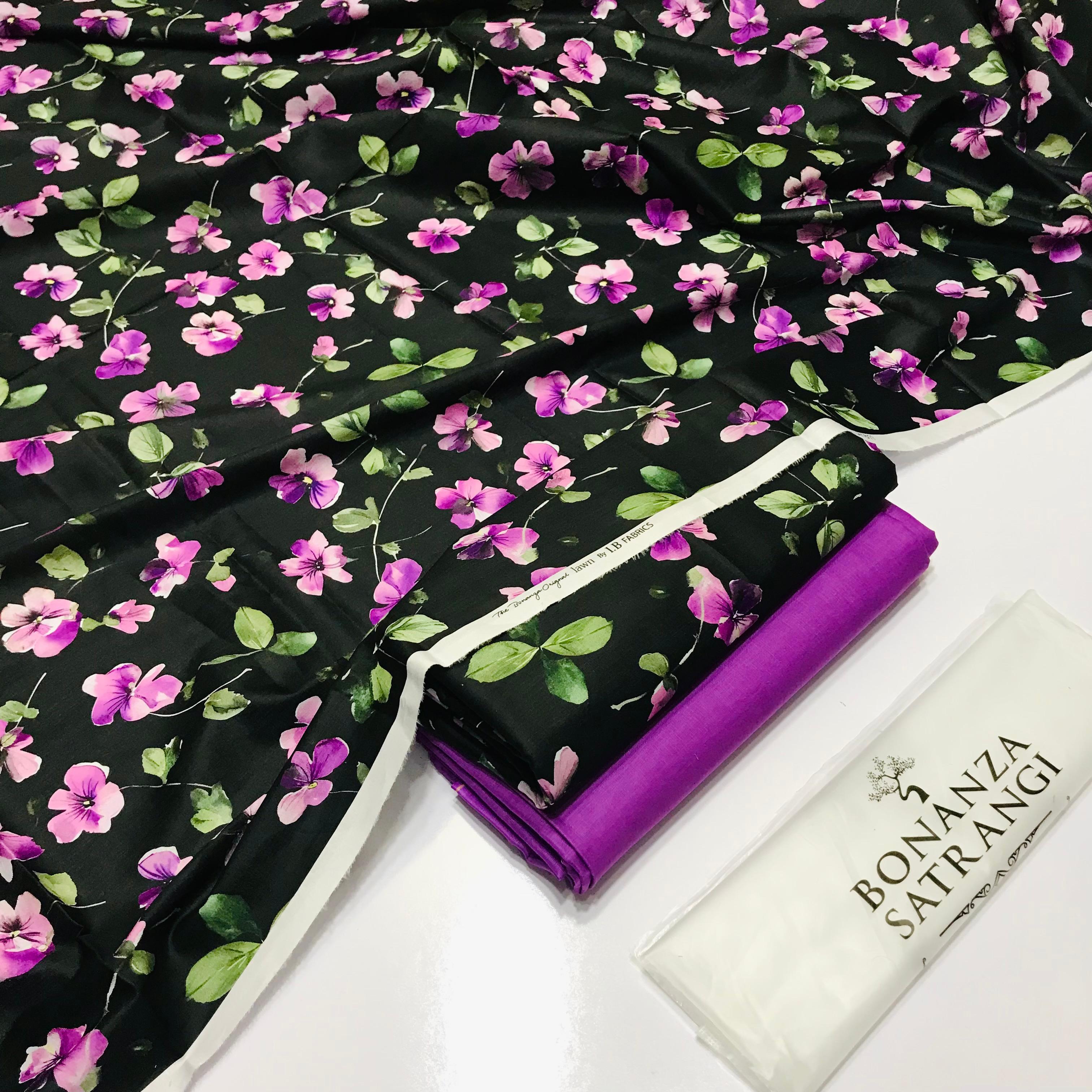 BONANZA LAWN DIGITAL PRINT 2PC D237