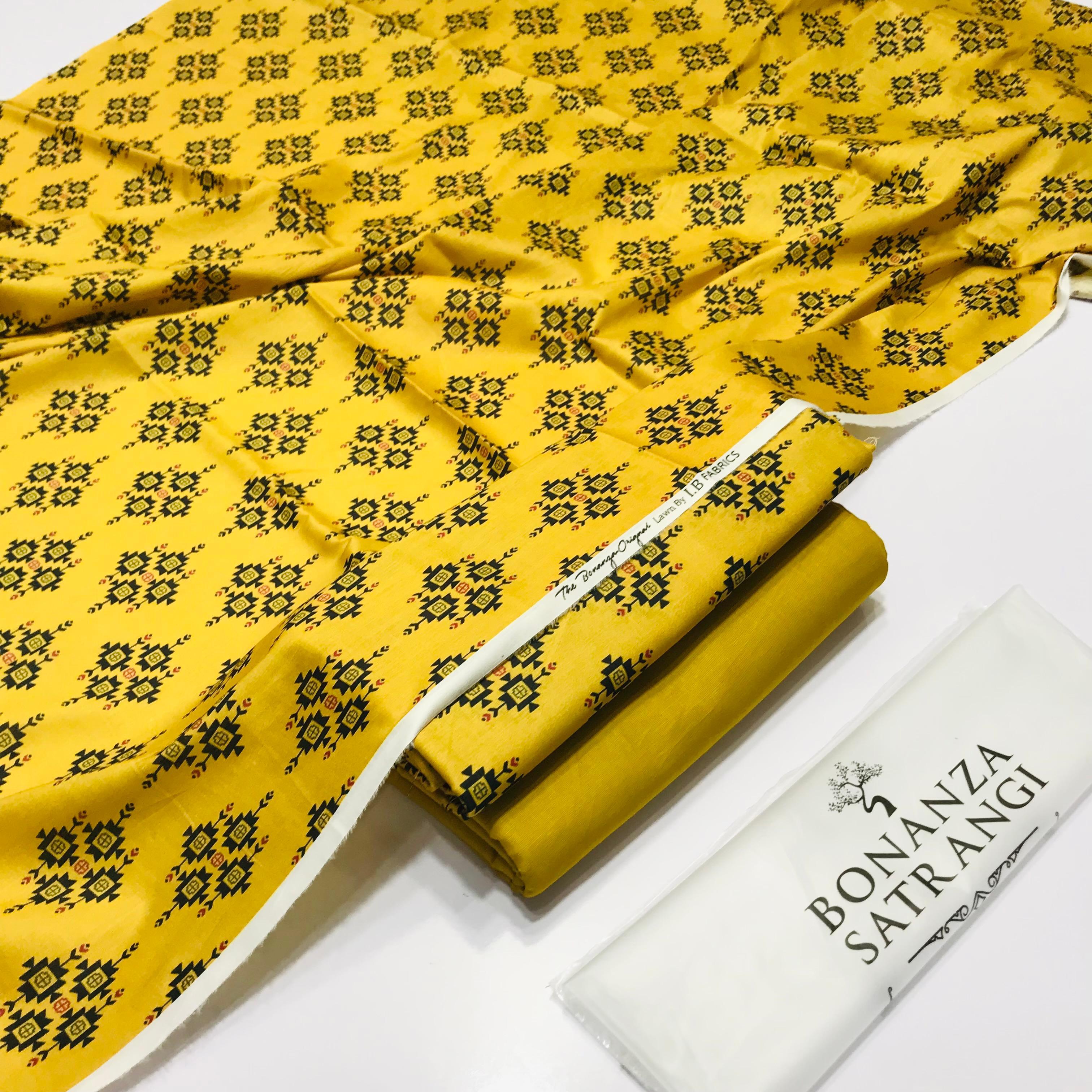 BONANZA LAWN DIGITAL PRINT 2PC D229