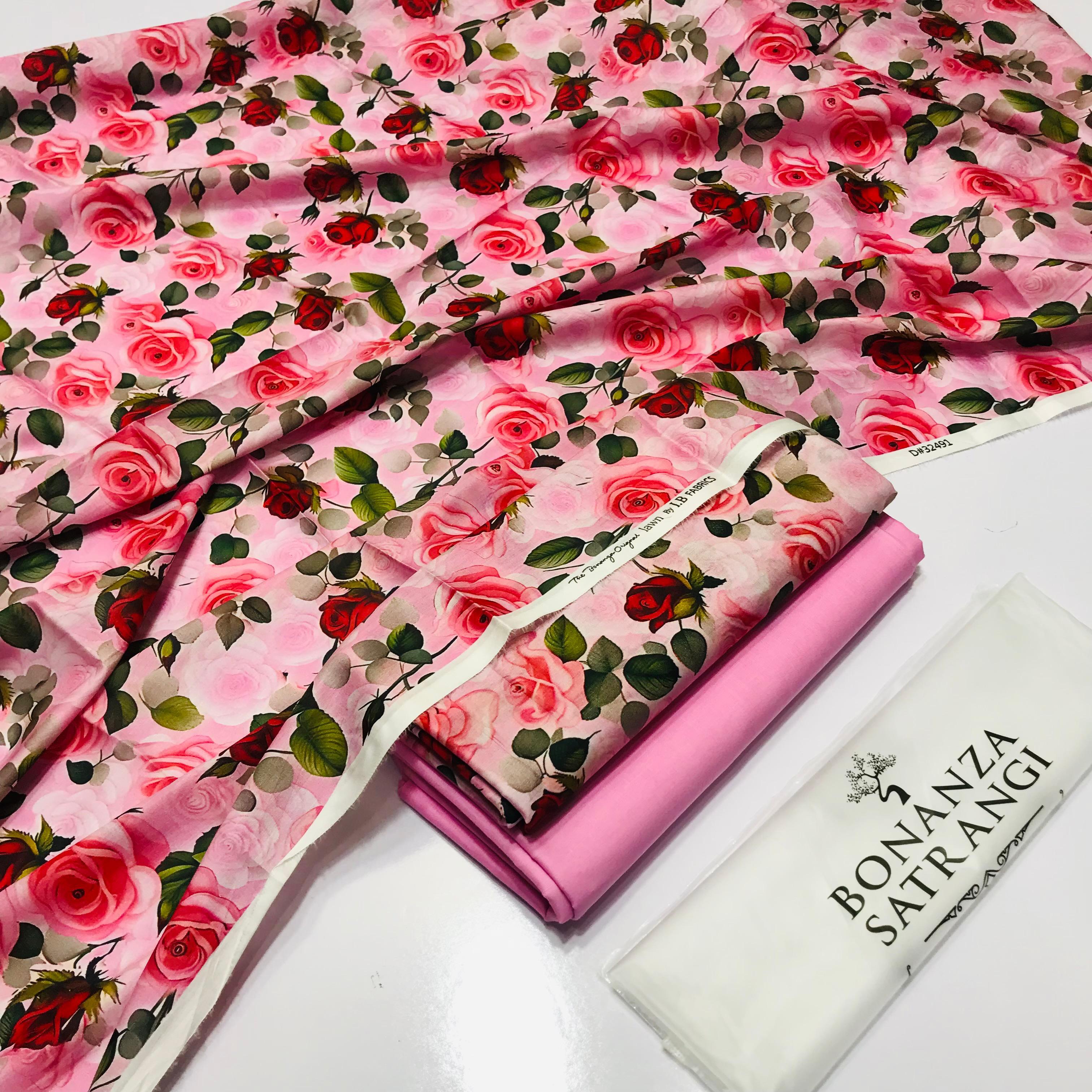 BONANZA LAWN DIGITAL PRINT 2PC D226