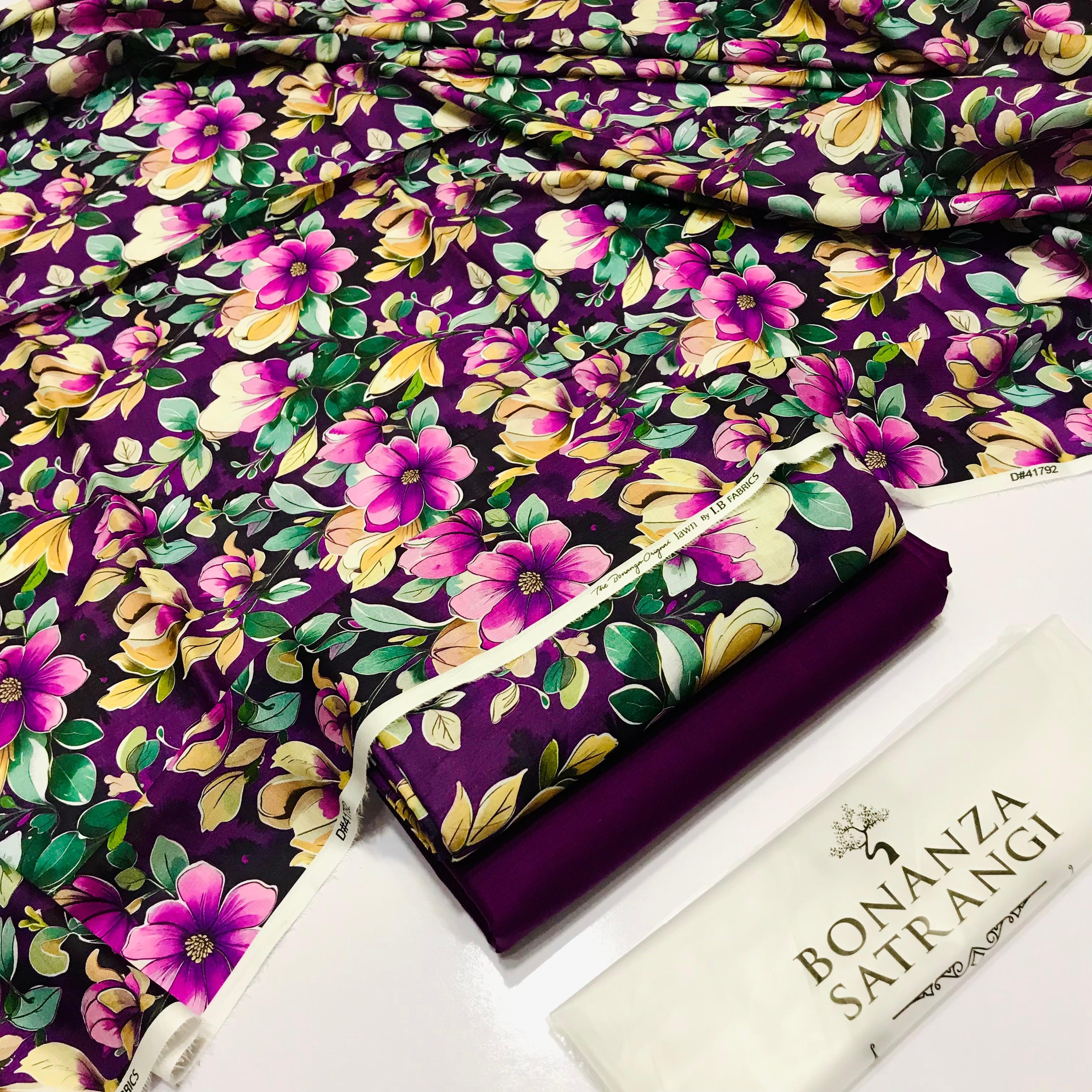 BONANZA LAWN DIGITAL PRINT 2PC D221