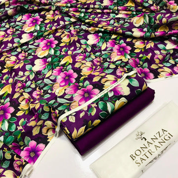 BONANZA LAWN DIGITAL PRINT 2PC D221