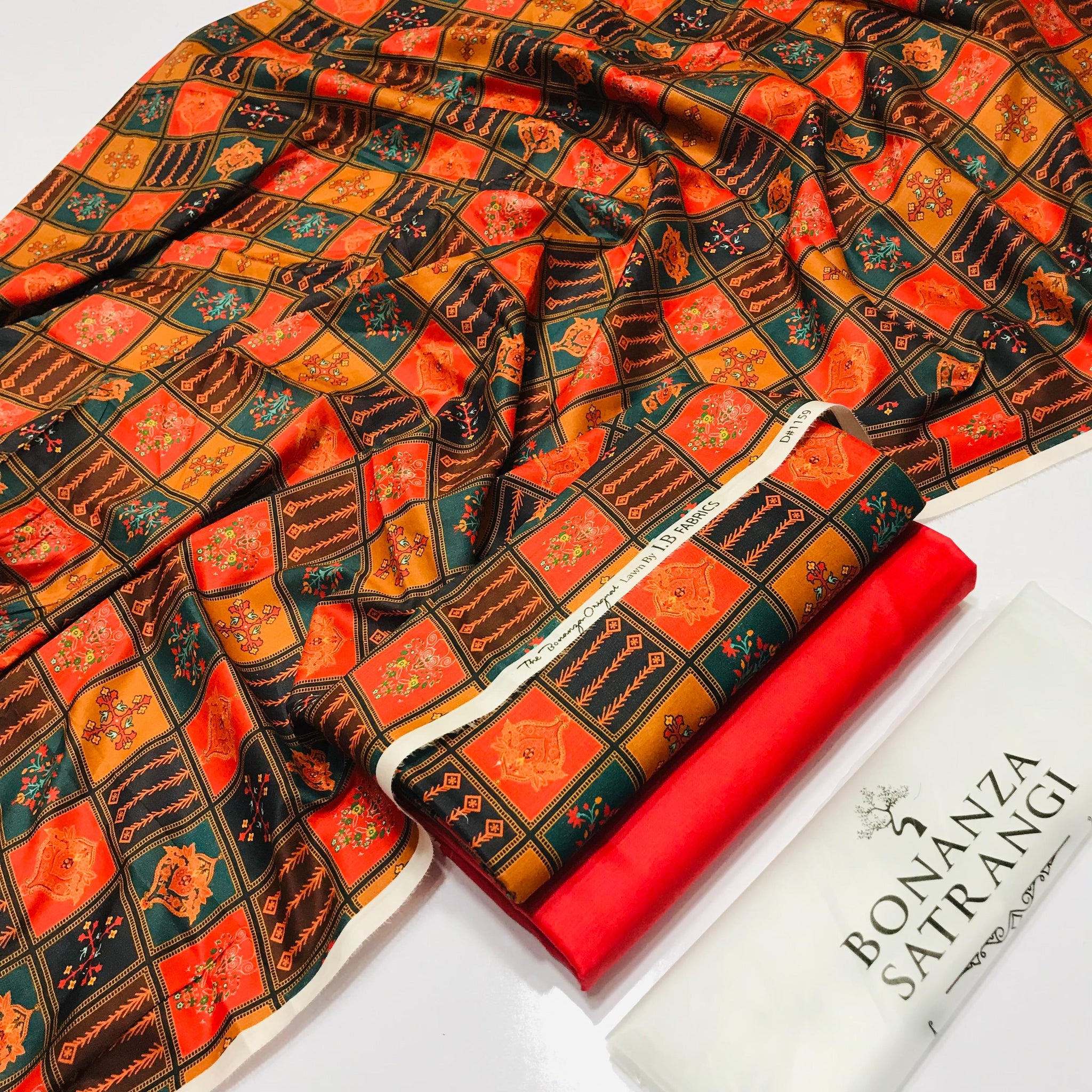 BONANZA LAWN DIGITAL PRINT 2PC D250
